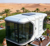 Maison Capsule Spatiale Préfabriquée en Panneaux Sandwich Imperméables – Mini-Maison pour Villas et Complexes Hôteliers – Vente en Gros Direct Usine