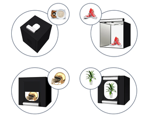 Kích Thước Lớn 100Cm Ảnh Studio Bộ Dụng Cụ Ảnh Chuyên Nghiệp Ánh Sáng 95 Cri 5500K Hộp Cho Nhiếp Ảnh Với <span class=keywords><strong>3</strong></span> Nền Lều - Product Image 3