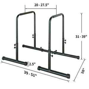 CZFIT Estación de Gimnasio en Casa para Ejercicio Físico, Barra de Dips de Altura Ajustable, Triceps, Dominadas, Soporte Estabilizador para Flexiones - Product Image 2