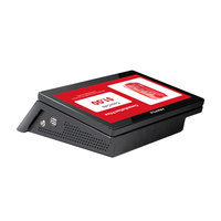 Terminal Punto de Venta Todo en Uno HBAPOS Q1CX con Escáner de Código de Barras para Restaurante