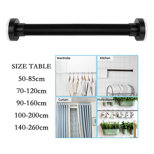 Tringles à rideaux extensibles en <span class=keywords><strong>baie</strong></span> vitrée modernes <span class=keywords><strong>Tringle</strong></span> à rideau de douche d'angle <span class=keywords><strong>sans</strong></span> perçage <span class=keywords><strong>Tringle</strong></span> à rideau de luxe pour salle de bain - Product Image 5