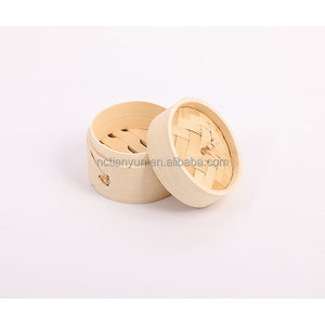 <span class=keywords><strong>Bandeja</strong></span> de Vapor de Bambú Natural Hecha a Mano de 4 Pulgadas, Ecológica, de Grado Alimenticio, Tamaño Personalizable, Sin Tapa - Product Image 5