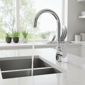 Giá cả cạnh Tranh hiện đại sang trọng kẽm Shell + Brass Core bồn rửa nhà bếp Vòi vòi nước - Product Image 5