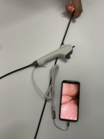 Endoscope médical USB VET flexible, diamètre extérieur de 5,8 mm, canal de travail de 2,6 mm, articulation bidirectionnelle