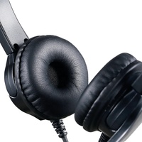Écouteurs filaires portables classiques de 3.5mm à bas prix avec micro casque de conférence avec microphone pour centre d'appels
