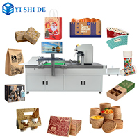 Máquina Automática de Impresión Digital de una Sola Pasada para Cajas de Regalo y Bolsas de Papel, Impresora de Inyección de Tinta de una Sola Pasada Yishide S400 para Pequeñas Empresas