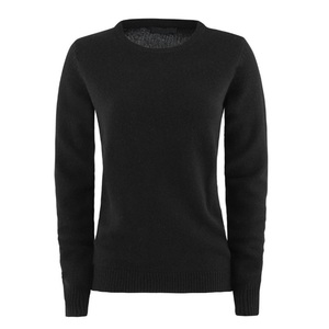 <span class=keywords><strong>Pull</strong></span> à col rond en laine mérinos 100% pour <span class=keywords><strong>femme</strong></span>, à manches longues, avec logo personnalisé, pour l'hiver - Product Image 1