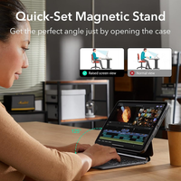 Untuk CA196 Leather Case dengan Keyboard Magnetik untuk iPad 10.9 Inch dan untuk S7/S8/S9 Warna Dapat Disesuaikan