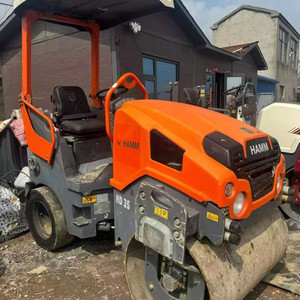 Used HAMM HD35VT 3 ton <b>Vibrating</b> Compactor Bomag <b>Small</b> Vibratory Road Roller - Product Image 1