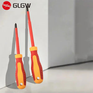 Softcase 5 Stück Isolierte Schlitz schrauben dreher Spannungs prüfer Stift Kreuz schlitz schrauben dreher Kombination Handwerkzeug satz für Elektriker - Product Image 3