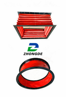 Connexion Flexible du soufflet conduit d'air en toile silicone titane caoutchouc connexion flexible