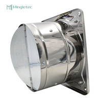 Ventilateur d'évacuation de cuisine à grande vitesse en métal à faible bruit commercial 10'' 12'' 14'' 16''