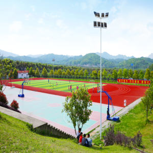 Suelo deportivo permeable al aire INOLP resistente al calor Para climas cálidos y uso de verano para correr - Product Image 1