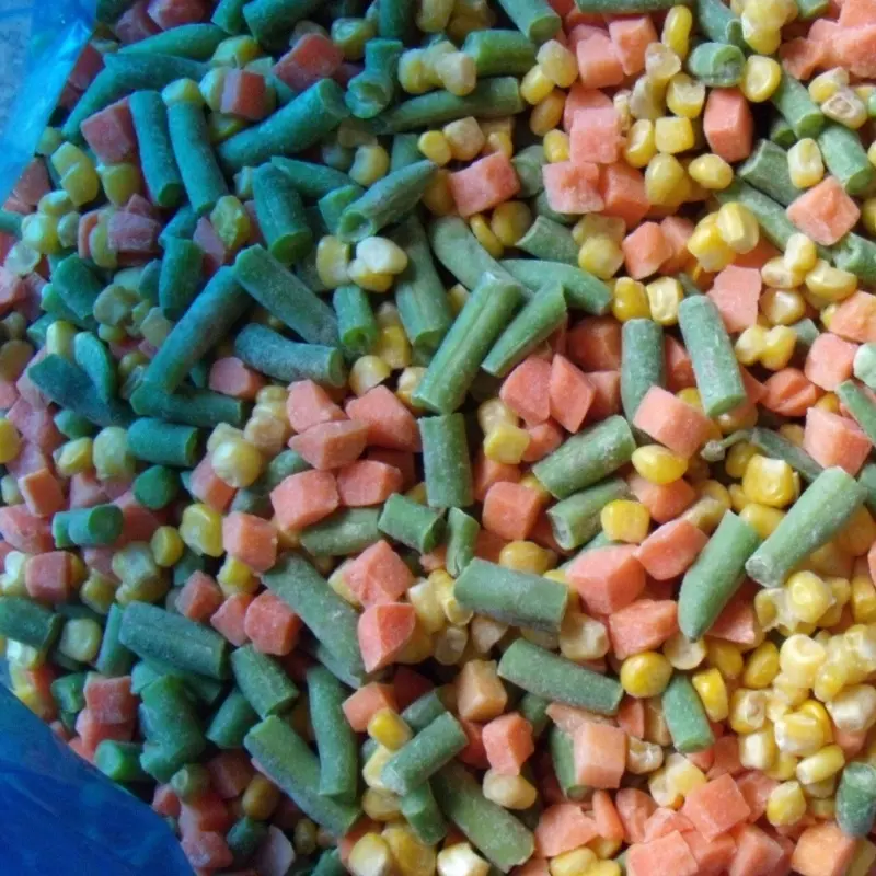 IQF Frozen Mix Vegetables Cauliflower Broccoli Carrot Ring Green Beans