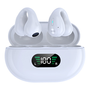 Audífonos de Conducción Ósea Tipo Pendiente con Pantalla Digital Inalámbrica Auriculares Deportivos HIFI para Teléfonos - Product Image 4