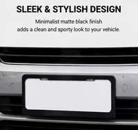 FENGYUNJIA Cadre de plaque d'immatriculation en alliage d'aluminium anti-corrosion, logo personnalisé, norme australienne AU-1, accessoires automobiles en gros