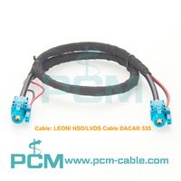 4+2Pin HSD to HSD Cable Assembly with Amphenol Original Connectors HSD2NZSJ-C44W0 LEONI DACAR 535 LVDS Cable