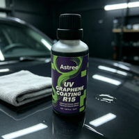 Revêtement céramique graphène UV 10H Nano hydrophobe pour protection de peinture automobile, anti-rayures, longue durée, revêtement de detailing auto