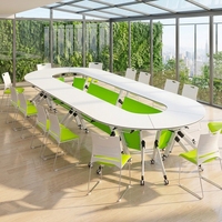 Meubles de bureau, table de formation portable moderne, bureau pliable, table de bureau de luxe, table de réunion, table de conférence rabattable