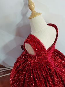 Vestidos de Niña para <span class=keywords><strong>Primera</strong></span> Comunión <span class=keywords><strong>2022</strong></span>, Vestidos de Fiesta para Niñas, Vestidos de Gala con Lentejuelas para Niños, Vestidos de Novia - Product Image 4