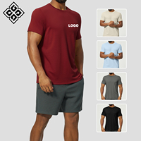 T-shirts de sport pour hommes, t-shirts de gym à séchage rapide, t-shirts à manches courtes anti-transpiration