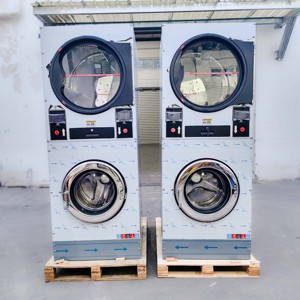 Équipement de blanchisserie commercial à grande capacité pour gagner de la place, lave-linge et sèche-linge tout-en-un, lave-linge et sèche-linge empilables pour laverie automatique/hôtel - Product Image 5