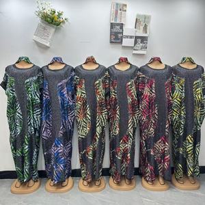 Nueva Moda 2026: Túnica Casual Holgada de Verano con Estampado Étnico para Mamá, Talla Grande Africana, con Diamantes, para Fiesta, Estilo Kanga para Mujer - Product Image 5