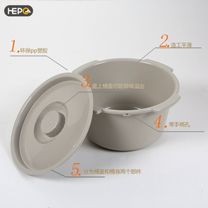 เก้าอี้นั่งถ่ายแบบหนาพิเศษ Good Step สำหรับผู้สูงอายุและสตรีมีครรภ์ พร้อมฝาปิด ผลิตจาก Foshan อุปกรณ์เสริมเก้าอี้นั่งถ่าย - Product Image 1