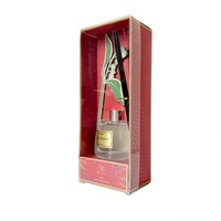 Nouveaux ensembles diffuseurs de parfum en verre personnalisés de 200 ml avec bâtonnets en rotin, en gros, avec boîtes de luxe et emballages pour Noël