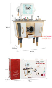Ensemble <span class=keywords><strong>de</strong></span> jouets <span class=keywords><strong>de</strong></span> <span class=keywords><strong>cuisine</strong></span> éducatifs en bois pour la maternelle - Product Image 2