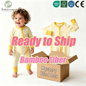 Babylovey Consegna Rapida Tutine per Neonati in Morbida Fibra con Stampa Cartoon e Cerniera Bidirezionale YKK per Neonati 0-3 Mesi - Product Image 1