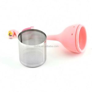 <b>Tea</b> <b>Infuser</b> Custom Xmas Design Stainless Steel Flamingo Fruit Shape Silicone <b>Tea</b> <b>Infuser</b> - Product Image 5