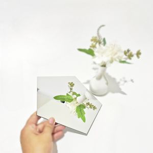 3 мм прозрачное серебряное пятиугольное акриловое зеркало 2-сторонний акриловый зеркальный лист для домашнего декора и рекламы - Product Image 4