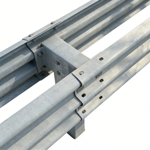 Garde-corps en W pour le projet <span class=keywords><strong>de</strong></span> liaison ferroviaire <span class=keywords><strong>de</strong></span> <span class=keywords><strong>la</strong></span> côte est en Malaisie |   Options <span class=keywords><strong>de</strong></span> double et triple ondes disponibles - Product Image 1