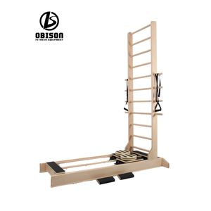 Formation <span class=keywords><strong>professionnelle</strong></span> Pilates Échelle coulissante bidirectionnelle Baril Échelle coulissante en bois Lit Pilates Équipement Réformateurs professionnels - Product Image 1