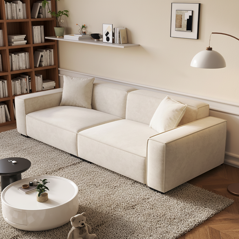 Modular Modern Two Seat Square Fabric