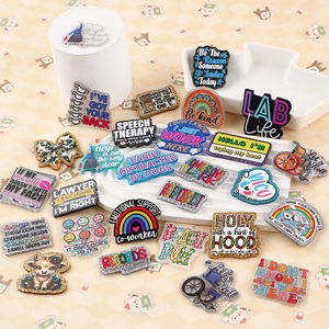 2025 New Arrival Kovict <b>Custom</b> Color Acrylic Flatbacks for Badge Reels-DIY Necklace Earring Mobile Phone Shell Accessories - Product Image 4