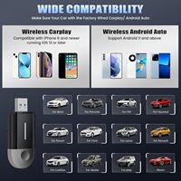 Adaptador de Carplay inalámbrico universal Android Auto para Apple Dongle caja inteligente conexión USB carplay voiture para coche muestra