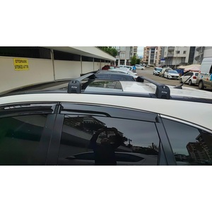 Barras Transversales para Techo, Resistentes, de Aluminio, Color Negro y Plateado, Montaje de Punto Fijo para Honda CR-V MK3 2007-2012 - Product Image 5