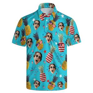 OEM logotipo personalizado de secado rápido de alta calidad de golf impreso pulóver Polo de punto Polo para los hombres - Product Image 4