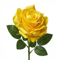Rose Artificielle Premium Hydratante Effet Soie Cœur d'Océan pour Arrangement Floral de Table de Pâques et Décoration Intérieure