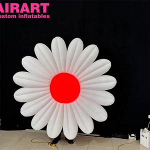 Đẹp phim hoạt hình <span class=keywords><strong>Inflatable</strong></span> hoa <span class=keywords><strong>Inflatable</strong></span> <span class=keywords><strong>Daisy</strong></span> cho đám cưới địa điểm tổ chức hoa giọng với ánh sáng - Product Image 6