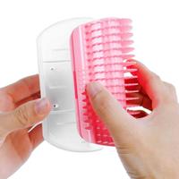 Chats plus doux masseur chat auto toiletteur coin mural doux brosse de toilettage peignes de Massage coin chat gratter brosse à frotter