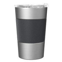 Refroidisseur de boissons instantané breveté anti-fissures de 12 oz en acier inoxydable réutilisable pour café glacé, refroidissement en 1 minute sans dilution