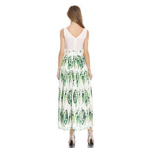 Nouvel Été Vintage Imprimé Pois Robe Bustier Transparent Poitrine Bretelles Grande taille Robe Femmes - Product Image 5