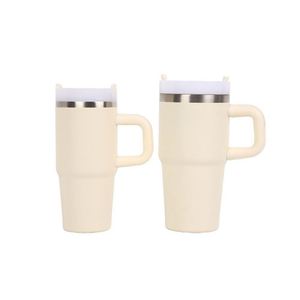 Children 14oz Stainless Steel <b>Sippy</b> Tumbler with <b>Straw</b> Lid Comfortable Handle Travel <b>Cup</b> - Product Image 1