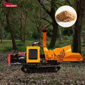 Broyeur de <span class=keywords><strong>bois</strong></span> et déchiqueteur de branches industriel de haute qualité de la marque GREEN, personnalisable OEM/ODM avec moteur diesel <span class=keywords><strong>pour</strong></span> le broyage du <span class=keywords><strong>bois</strong></span> - Product Image 3