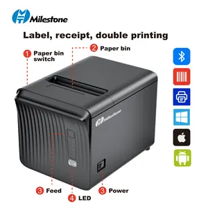 MHT-P80A Bluetooth Printer 80Mm Thermische Ontvangst Android Thermische Ontvangst Android/Ios 80Mm Draagbare Bonprinter