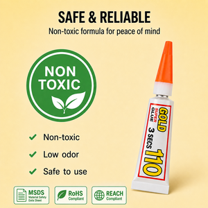 <span class=keywords><strong>Colle</strong></span> liquide acrylique super puissante 3 secondes, sûre et fiable, facile à transporter, application instantanée, 12 pièces/carte - Product Image 6