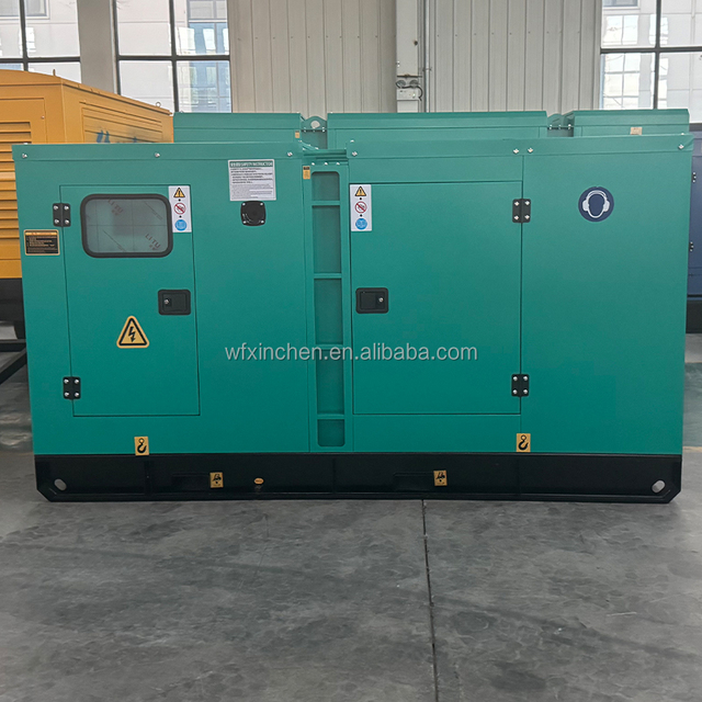 50kVA 50KW Silent diesel Generator  400V 480V 50/60Hz Low Vibe for Supermarket diesel Generator Set for Standby